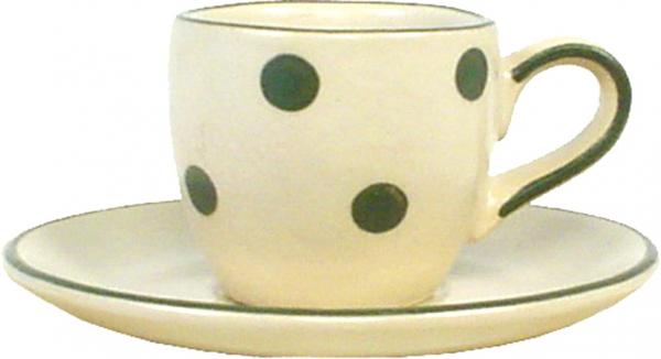Espresso komplett im Dekor Elli Grün