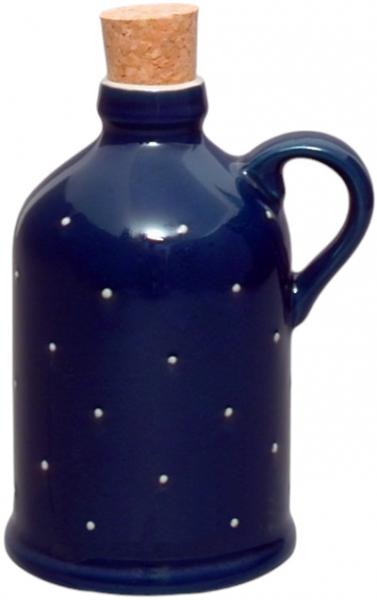 Flasche 0,5, handgemalte Keramik