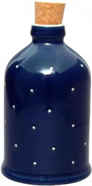 Flasche 0,5, handgemalte Keramik