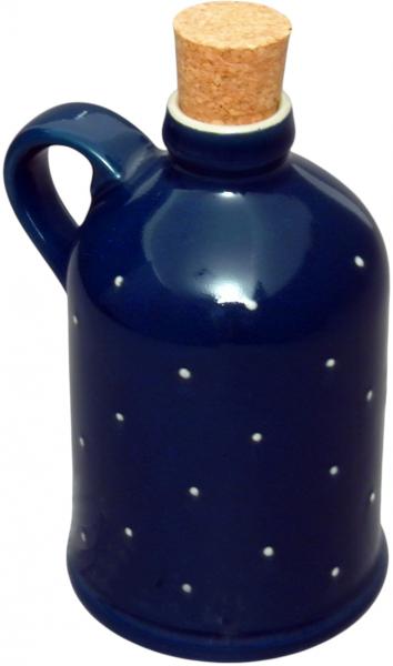 Flasche 0,5, handgemalte Keramik