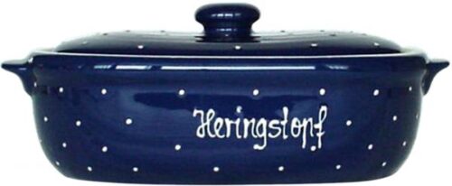 Heringstopf, handgemalte Keramik