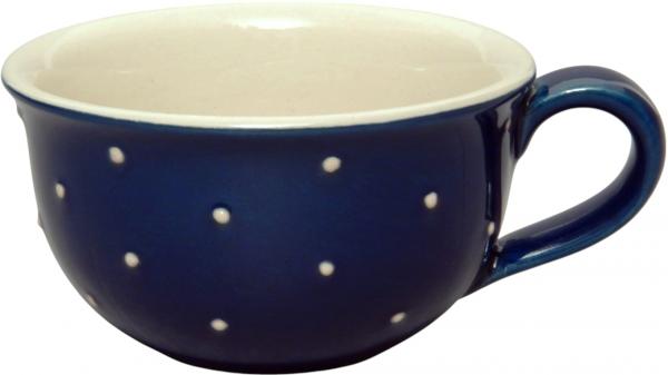 Kaffeeobertassen, handgemalte Keramik