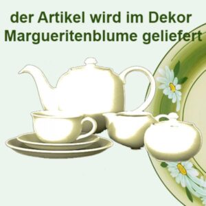 Service, Gedecke & Zubehör im Dekor Margueritenblume
