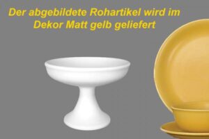 Zierkeramik & Geschenkartikel im Dekor Matt Gelb