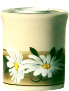 Leuchter im Dekor Margueritenblume