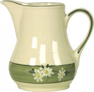 Krüge im Dekor Margueritenblume
