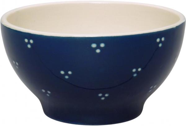 Müslischale 15 im Dekor Blau 3 Punkt