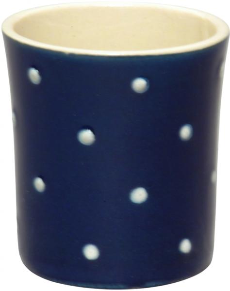 Schnaps-/Eierbecher im Dekor Blau 1 Punkt