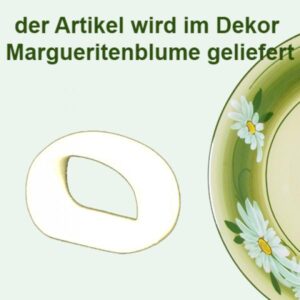 Der gedeckte Tisch im Dekor Margueritenblume