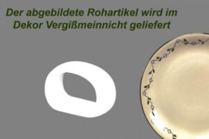Der gedeckte Tisch im Dekor Vergissmeinnicht