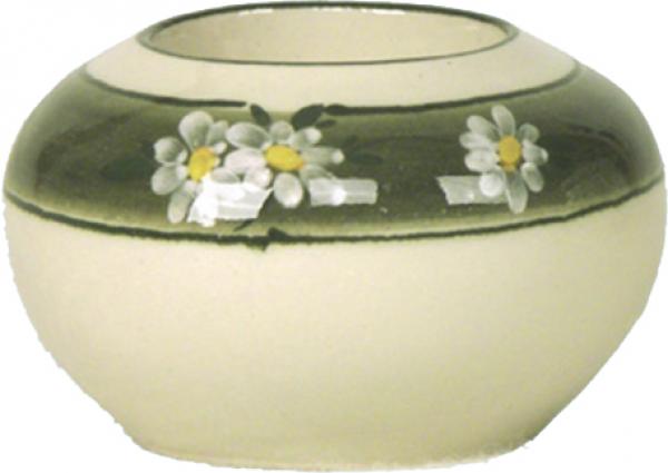Teelicht im Dekor Margueritenblume