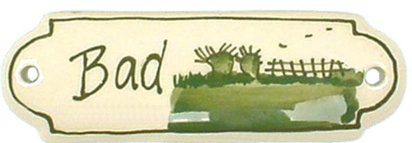 Türschild im Dekor Landart