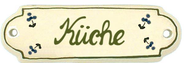 Türschild im Dekor Streublümchen