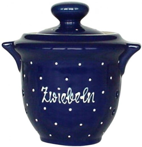 Zwiebeltopf, handgemalte Keramik