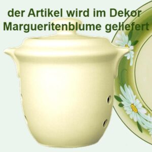 Küchenkeramik im Dekor Margueritenblume