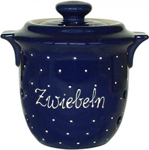 Zwiebeltopf 3,0, handgemalte Keramik