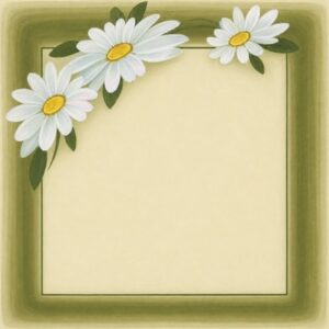 Dekor Margueritenblume