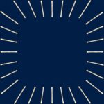 Dekor Nadelstreifen Blau