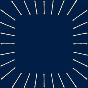Dekor Nadelstreifen Blau